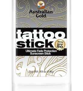 Australian Gold Tattoo Stick, Ochrona Tatuażu SPF50, 14g Australian Gold Tattoo Stick, Ochrona Tatuażu SPF50, 14g
