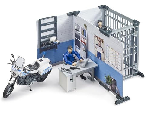 Bruder 62732 Posterunek Policji z Motocyklem - obrazek 1