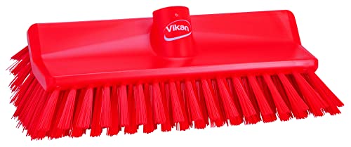 szczotka VIKAN High Low, ktowa, rednia, 265 mm, w peni zgodna z HACCP 4 red - obrazek 1
