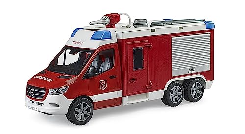 bruder 02680 wóz straacki MB Sprinter z moduBem [wietlnym i dzwikowym, pojazdy, straacki, pogotowie ratunkowe, pojazdy zabawki od 4 lat - obrazek 1