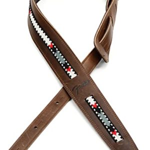 Fender Paramount Acoustic Leather Strap brązowy