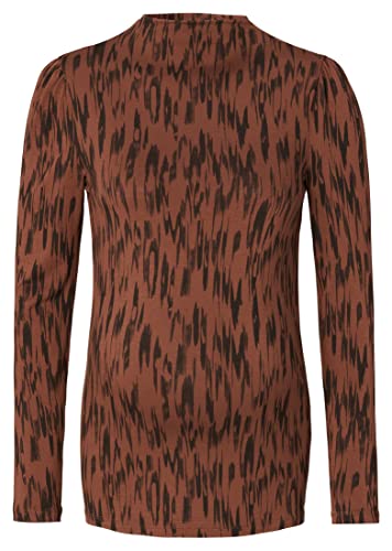 Supermom Damski Tee Askern Long Sleeve All Over Print T Shirt, Brunette N007, 44