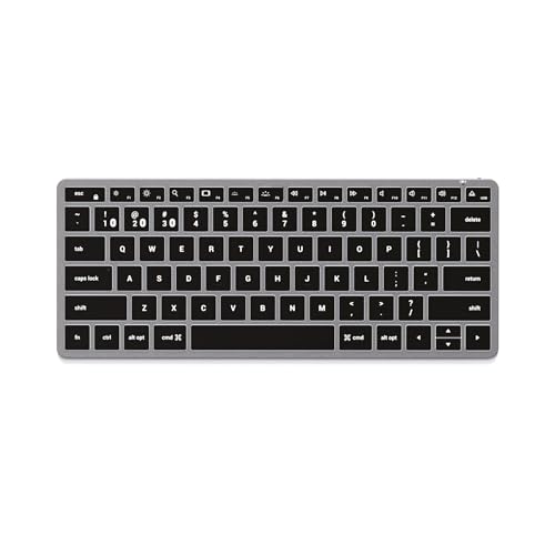Satechi Slim X1 Klawiatura Bezprzewodowa Bluetooth - QWERTY - Szara - obrazek 1