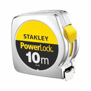 Stanley Taśma miernicza Powerlock (obudowa z tworzywa sztucznego, długość 10 m, szerokość 25 mm, skala metryczna, klips do paska) 1 33 442 Stanley Taśma miernicza Powerlock (obudowa z tworzywa sztucznego, długość 10 m, szerokość 25 mm, skala metryczna, klips do paska) 1 33 442