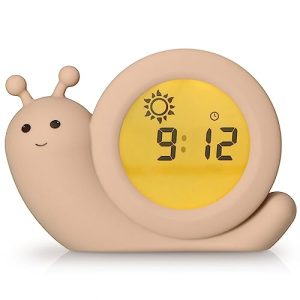 Alecto BC110BE Simon pedagogiczny budzik dla dzieci trener snu lampka nocna nauka i budzenia się z budzikiem LED kolor taupe Alecto BC110BE Simon pedagogiczny budzik dla dzieci trener snu lampka nocna nauka i budzenia się z budzikiem LED kolor taupe
