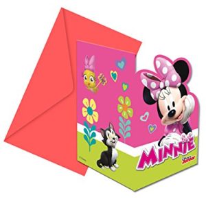 Zaproszenia, Myszka Minnie, Happy Helpers, 6 sztuk Zaproszenia, Myszka Minnie, Happy Helpers, 6 sztuk