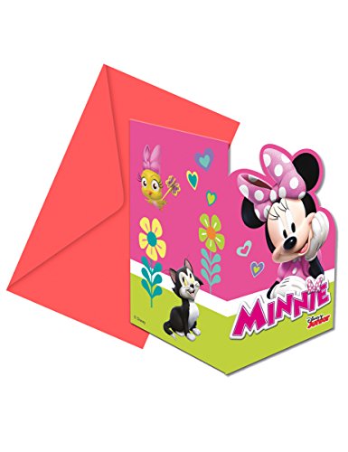 Zaproszenia, Myszka Minnie, Happy Helpers, 6 sztuk