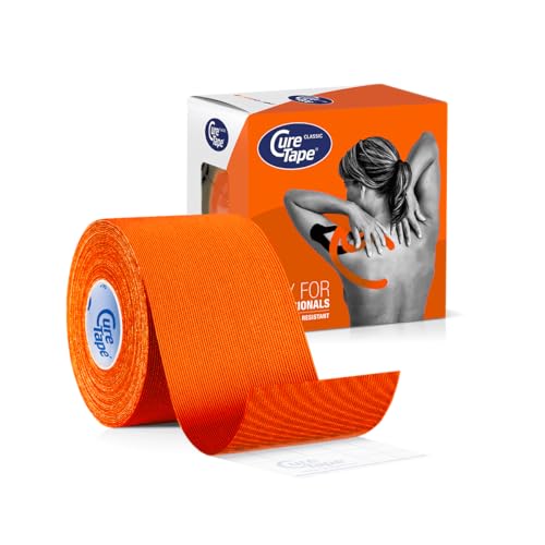 Cure Tape Classic Taśma Kinezjologiczna Pomarańczowy 5 cm x 5 m - obrazek 1