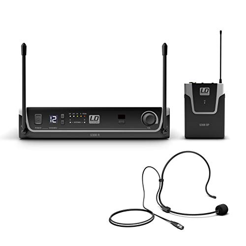 LD Systems U308 BPH system radiowy z Bodypack i zestawem słuchawkowym 863 865 MHz + 823 832 - obrazek 1