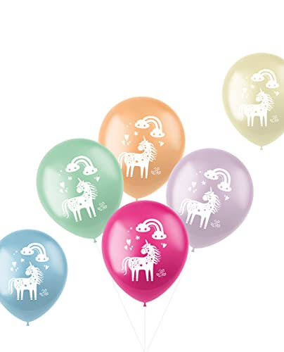 Folat 18673 Balony Unicorns & Rainbows Wielokolorowe 33cm 6 sztuk Folat 18673 Balony Unicorns & Rainbows Wielokolorowe 33cm 6 sztuk