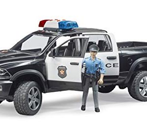 Bruder 02505 RAM 2500 policyjny pickup z policjantem i modułem świetlno-dźwiękowym Bruder 02505 RAM 2500 policyjny pickup z policjantem i modułem świetlno-dźwiękowym