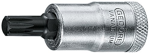 Gedore Inx 30 5 końcówek wkrętakowych 3/8″ XZN wielozębne M5,