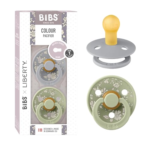 Bibs Liberty Colour Smoczek Uspokajający Kauczuk 2 Pack Capel Sage S