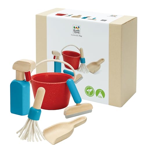 Plan Toys Zabawkowy zestaw do sprzątania - obrazek 1