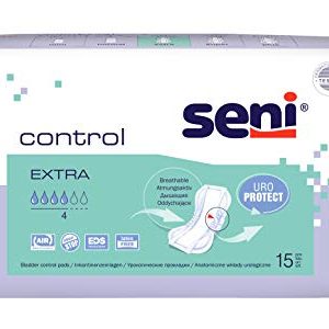 Seni 13449 Control extra wkładki do inkontynencji z 4 kroplami 15 sztuk Seni 13449 Control extra wkładki do inkontynencji z 4 kroplami 15 sztuk