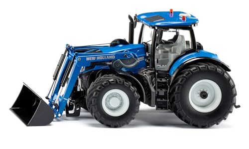 siku 6797, New Holland T7.315 Tractor with Front Loader, Blue, Metal/Plastic, 1:32, remote controlled, Without Control module, via app possible - obrazek 1