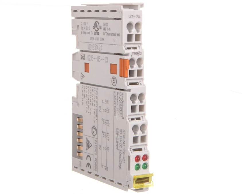 Moduł 2DI 24V DC 3,0ms z diagnostyką 750‑421 - obrazek 1