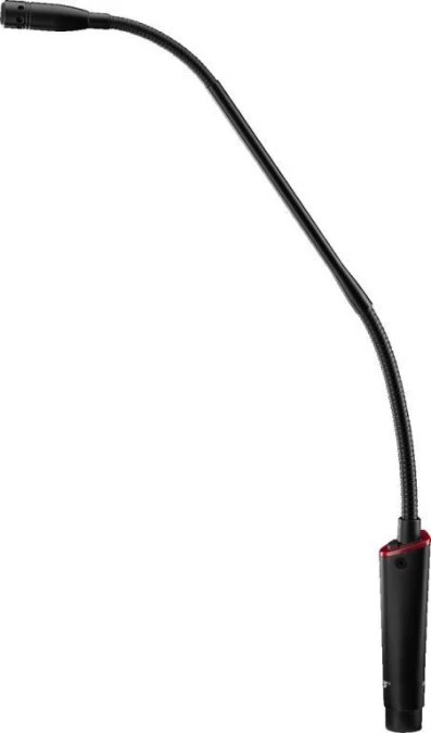 Mikrofon elektretowy na gęsiej szyi ze świecącym na czerwono pierścieniem oraz włącznikiem on/off GM‑5212SW