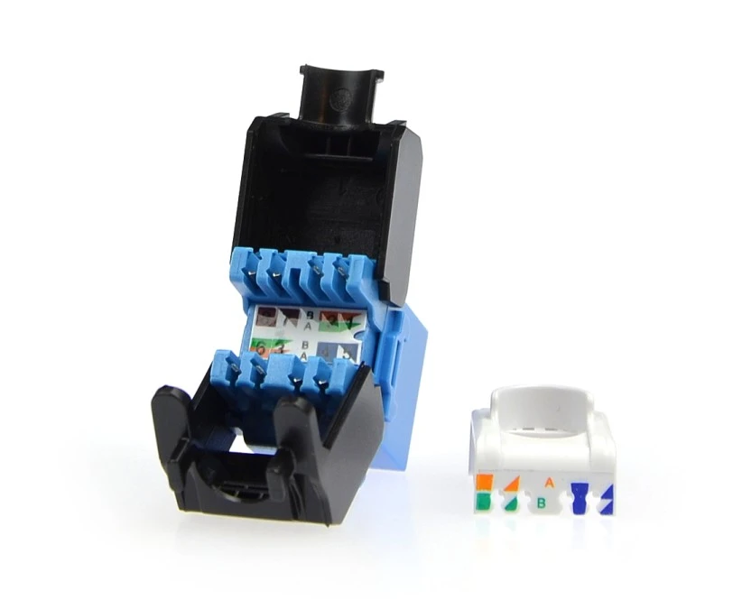 Moduł keystone RJ45 UTP kat.6 nieekranowany beznarzędziowy BKT - obrazek 2