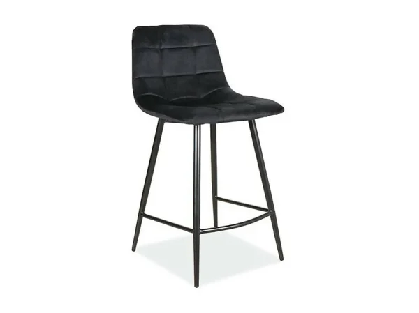 Hoker niski MILA H-2 VELVET czarny kuchenny 3340236 Hoker niski MILA H-2 VELVET czarny kuchenny 3340236