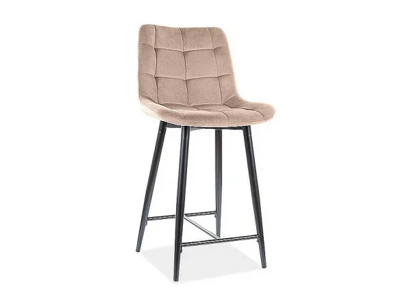 Hoker niski CHIC H-2 VELVET beżowy kuchenny 3340215 Hoker niski CHIC H-2 VELVET beżowy kuchenny 3340215