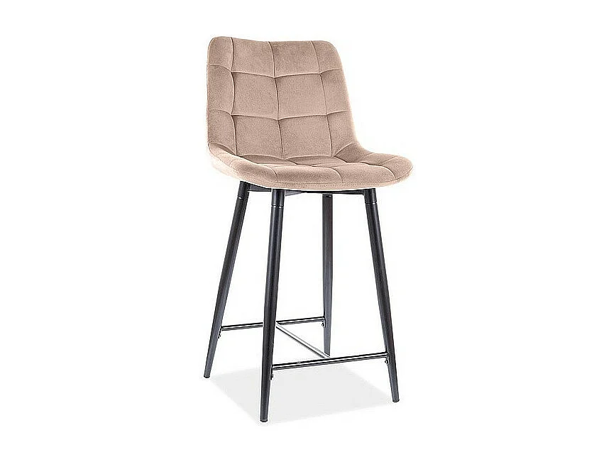 Hoker niski CHIC H-2 VELVET beżowy kuchenny 3340215 - obrazek 1
