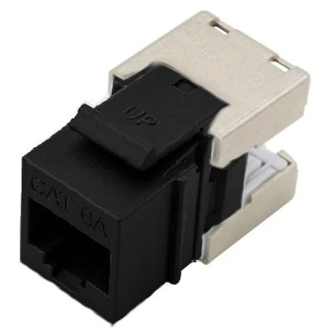 Moduł keystone RJ45 UTP kat.6A nieekranowany czarny Molex - obrazek 1