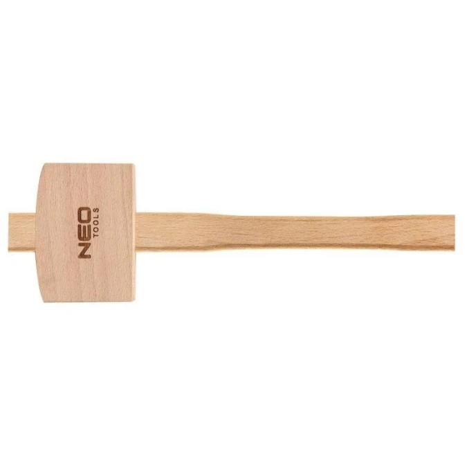 Młotek drewniany 315g 100x70x46mm długość 320mm 25‑076 - obrazek 1