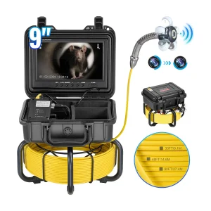 Kamera SucceBuy Kamera Kanalizacyjna, Długość 165 stóp/50 m, Samopoziomująca Kamera do Kanalizacji z Ekranem 9″ i 36-krotnym Zoomem. 4104664 Kamera SucceBuy Kamera Kanalizacyjna, Długość 165 stóp/50 m, Samopoziomująca Kamera do Kanalizacji z Ekranem 9″ i 36-krotnym Zoomem. 4104664