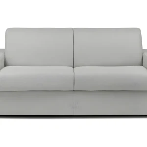 Kanapa 3-osobowa typu express – Szary – Wymiary miejsca do spania: 140 cm – Materac 18 cm – CALITO 129583 Kanapa 3-osobowa typu express – Szary – Wymiary miejsca do spania: 140 cm – Materac 18 cm – CALITO 129583