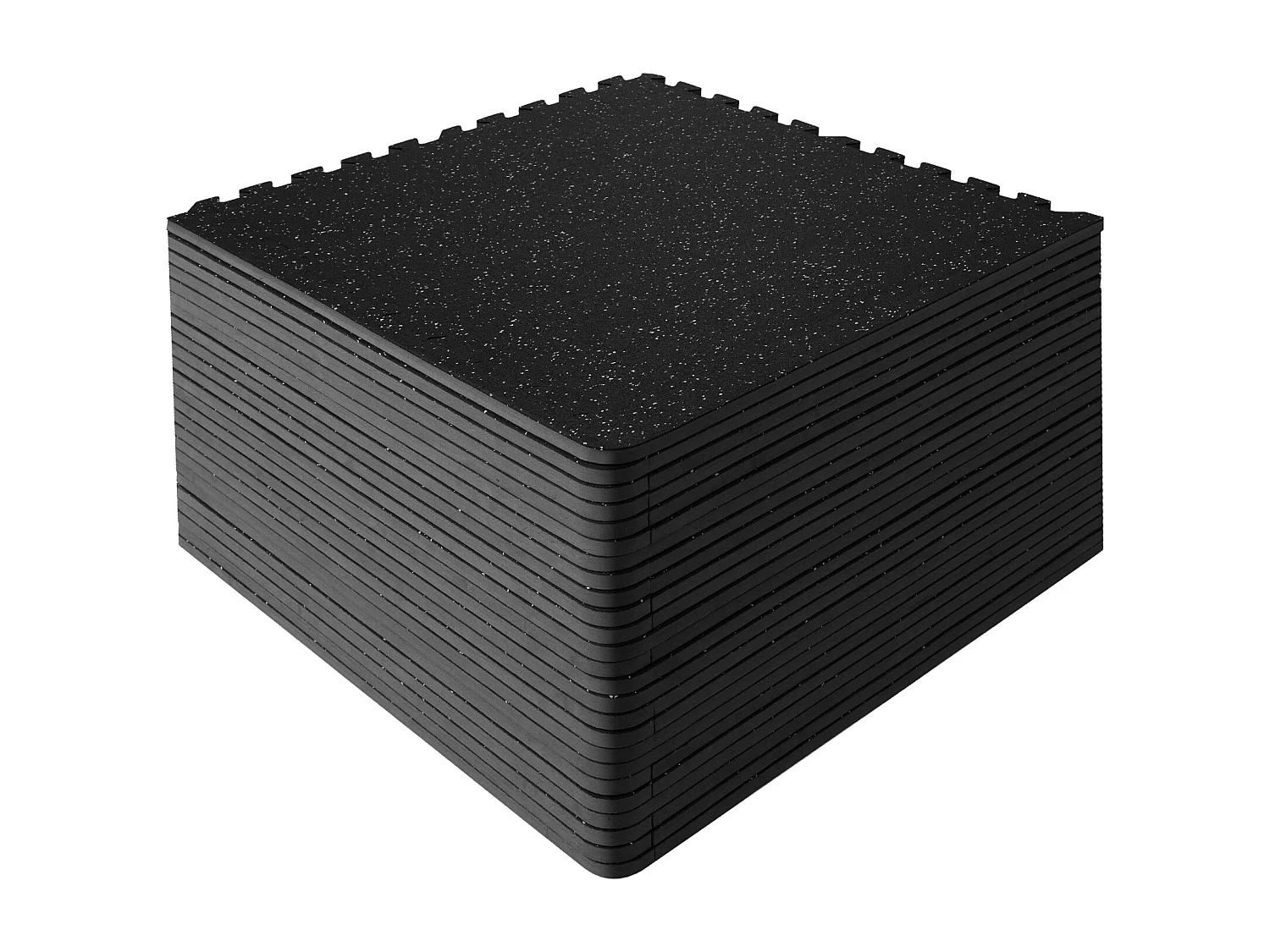 Interlocking Floor Mats Fitness Floor Tiles SucceBuy 25 Sztuk 1/2" Grubości 24" x 24" 4136474 - obrazek 1