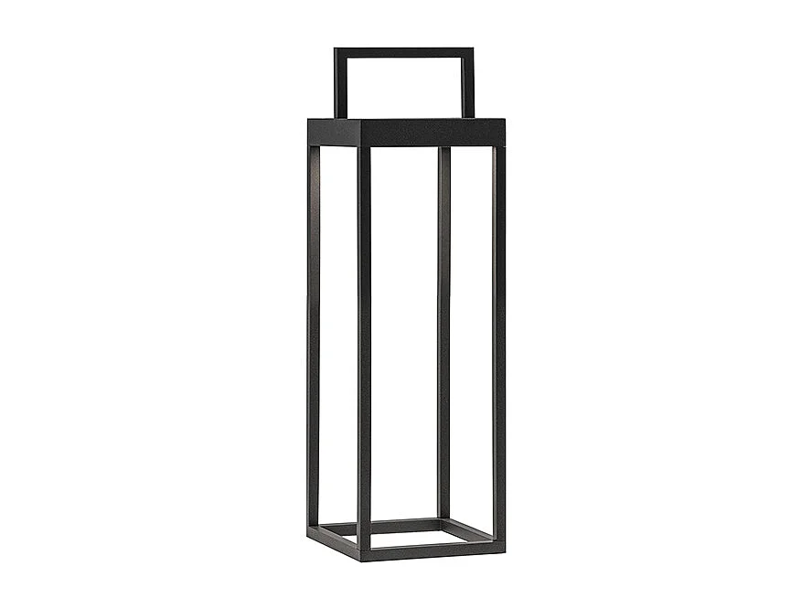 Latarnia solarna Soon, antracytowa, dioda LED 2,2 W, zasilana bateryjnie, IP54, wysokość 32,5 cm 3874675 - obrazek 1