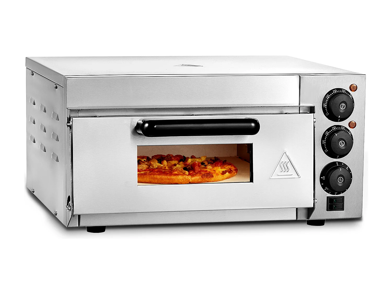 Piec do Pizzy SucceBuy Komercyjny, Blatowy, 35,56 cm, Idealny dla Twojej Kuchni, Akademika, Kempingu i Przyjęć 4171286 - obrazek 1