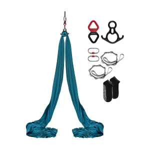 Hammock Yoga SucceBuy 8,7 m, Hammock Trapéz do Inwersji, z Siateczki Lotniczej, Zielony 4190513 Hammock Yoga SucceBuy 8,7 m, Hammock Trapéz do Inwersji, z Siateczki Lotniczej, Zielony 4190513