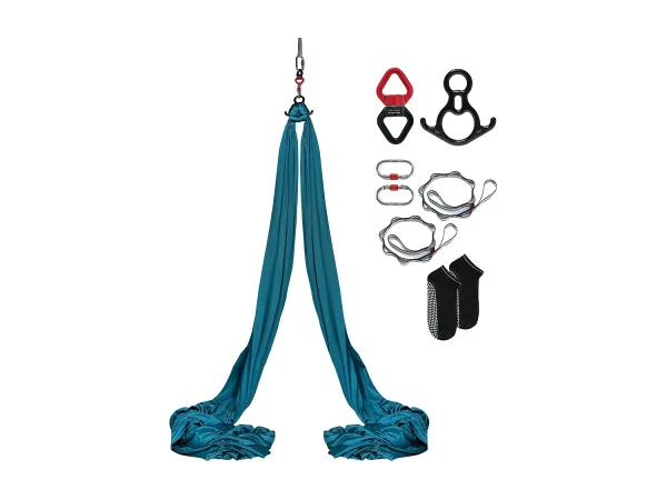 Hammock Yoga SucceBuy 8,7 m, Hammock Trapéz do Inwersji, z Siateczki Lotniczej, Zielony 4190513 Hammock Yoga SucceBuy 8,7 m, Hammock Trapéz do Inwersji, z Siateczki Lotniczej, Zielony 4190513