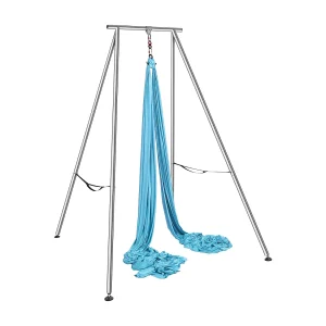 Hammock do Jogi SucceBuy, Rama i Hammock do Jogi Powietrznej, ładunek de 250 kg, Zestaw Hammocka Powietrznego, do Jogi Wewnętrznej i Zewnętrznej, Błękitny 4190512 Hammock do Jogi SucceBuy, Rama i Hammock do Jogi Powietrznej, ładunek de 250 kg, Zestaw Hammocka Powietrznego, do Jogi Wewnętrznej i Zewnętrznej, Błękitny 4190512