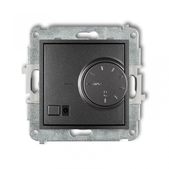 MINI Regulator temperatury elektroniczny z czujnikiem powietrznym grafitowy 11MRT‑2