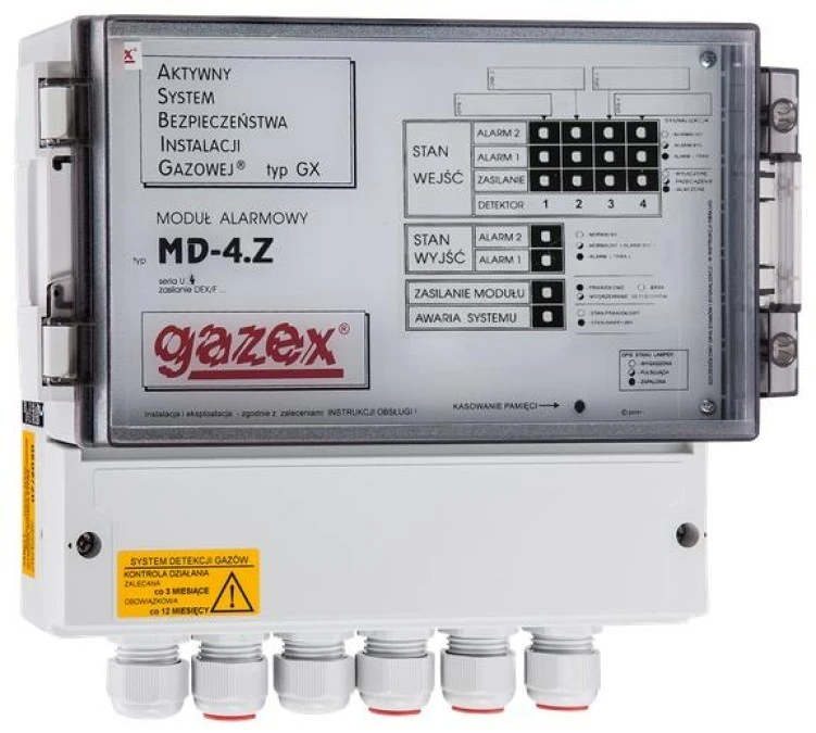 Moduł alarmowy 4 wejścia 230V AC MD‑4 - obrazek 1