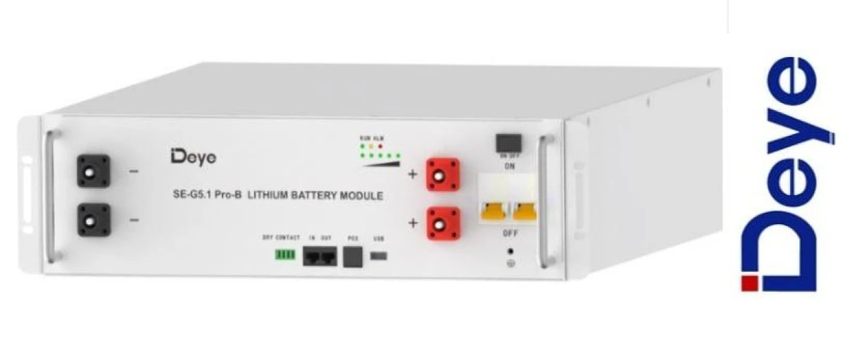 Modul bateryjny Deye SE‑G5.1‑Pro‑B LiFePO4 5,12kWh 51.2V 100Ah