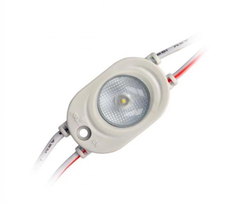 Moduł reklamowy OPTO 1x SMD2835 12V 6500K 1W 7 lat gwar.