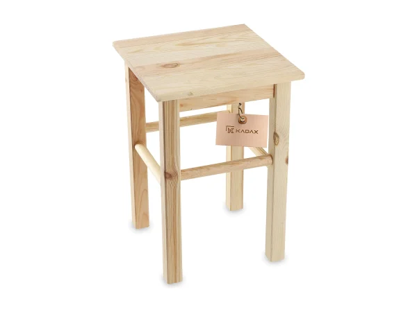KADAX Drewniany taboret kuchenny Falun 44 x 30 cm 4201301