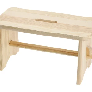KADAX Taboret drewniany Falun 39 x 20 cm, naturalny 4201312