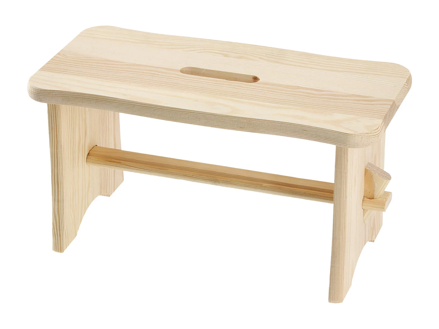 KADAX Taboret drewniany Falun 39 x 20 cm, naturalny 4201312 - obrazek 1