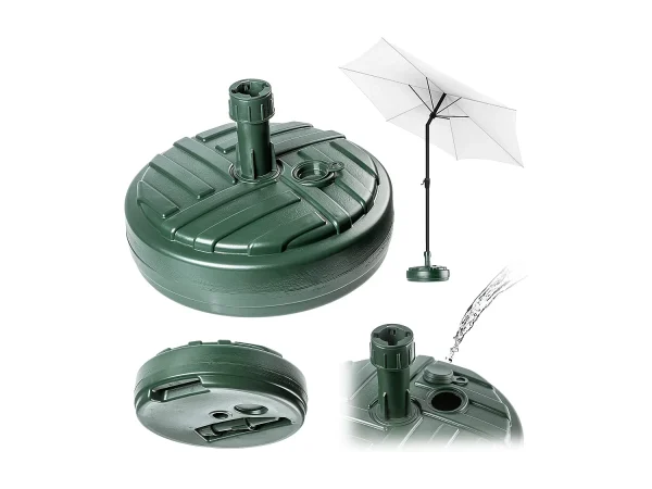 KADAX Podstawa pod parasol ogrodowy Solero w paski okrągła zieleń 4201380 KADAX Podstawa pod parasol ogrodowy Solero w paski okrągła zieleń 4201380