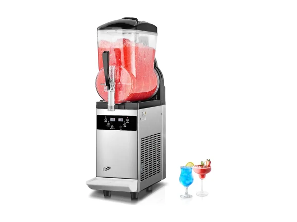 Maszyna do Granitu Komercyjna SucceBuy, 12 L, Maszyna do Smoothie Margarita, Maszyna do Napojów Zimnych z Jednym Zbiornikiem z Stali Nieżelaznej 4201560 Maszyna do Granitu Komercyjna SucceBuy, 12 L, Maszyna do Smoothie Margarita, Maszyna do Napojów Zimnych z Jednym Zbiornikiem z Stali Nieżelaznej 4201560
