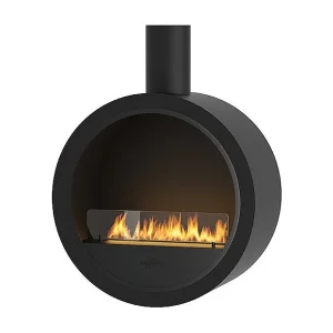 Kominek bioetanolowy Incyrcle Slim wiszący na suficie – okrągły, designerski biokominek o średnicy 70 cm 4215380