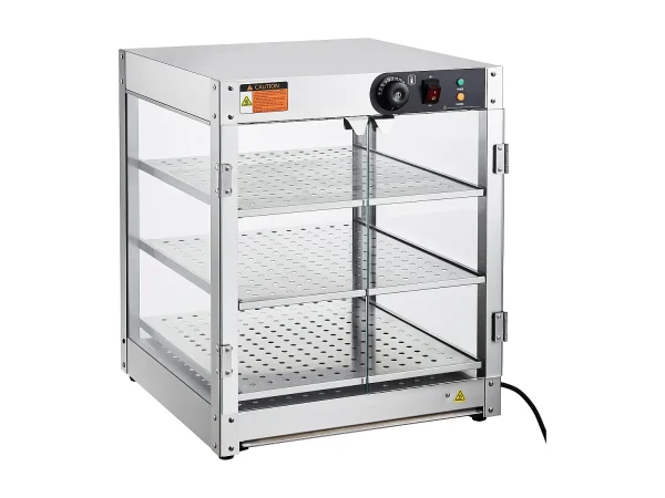 Grzewcza Vitrina SucceBuy, 3-poziomowa Hurtowa Szafka na Pizze, do Grzalki Żywności z Światłem 4227145 Grzewcza Vitrina SucceBuy, 3-poziomowa Hurtowa Szafka na Pizze, do Grzalki Żywności z Światłem 4227145
