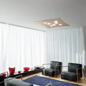 Isotta lampa wisząca GX53 szara 10 punktów świetlnych 62×69 cm podwójna emisja światła max 10x8W IP20 4105070 Isotta lampa wisząca GX53 szara 10 punktów świetlnych 62×69 cm podwójna emisja światła max 10x8W IP20 4105070