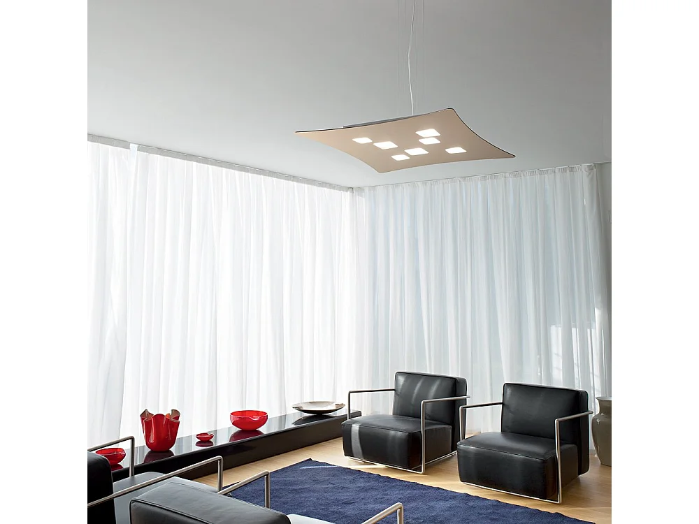Isotta lampa wisząca GX53 szara 10 punktów świetlnych 62x69 cm podwójna emisja światła max 10x8W IP20 4105070 - obrazek 1