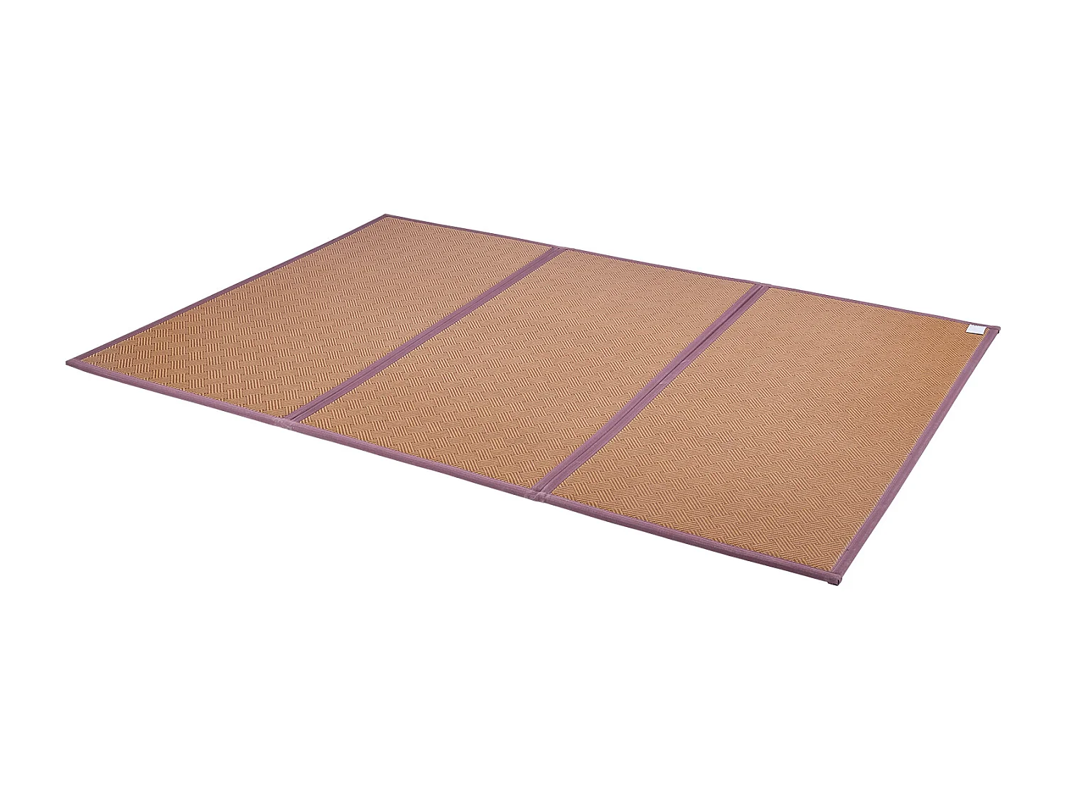 Japońskie Tatami SucceBuy Składany Japoński Dywan Tatami 203 x 140 cm Materac z Naturalnego Ratanu 4258905 - obrazek 1